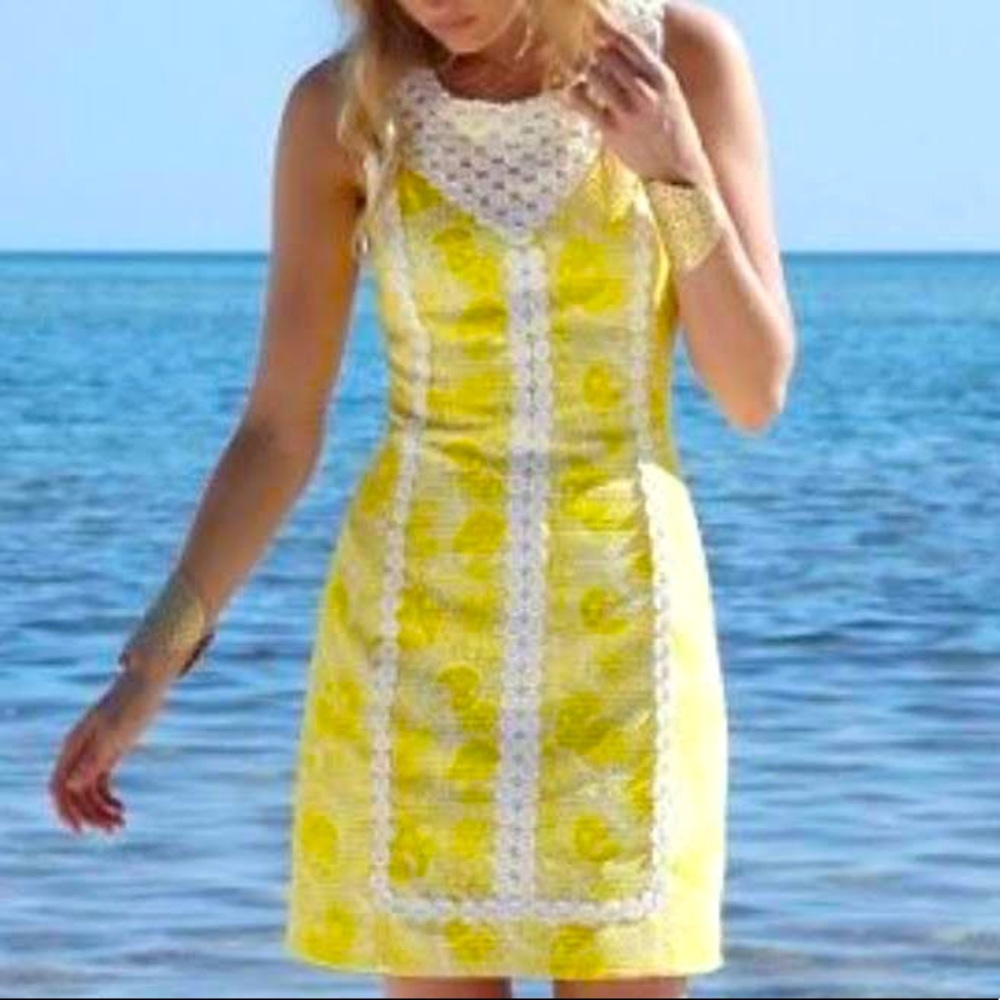 Lilly Pulitzer Yellow Sun Dress
